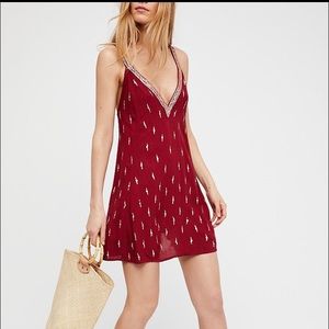 Free People Red Dress